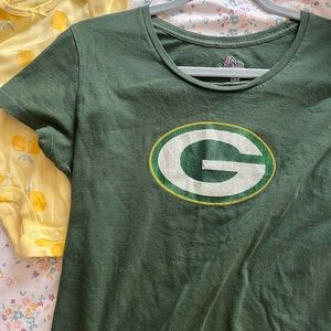 Green Majestic T-Shirt with Logo